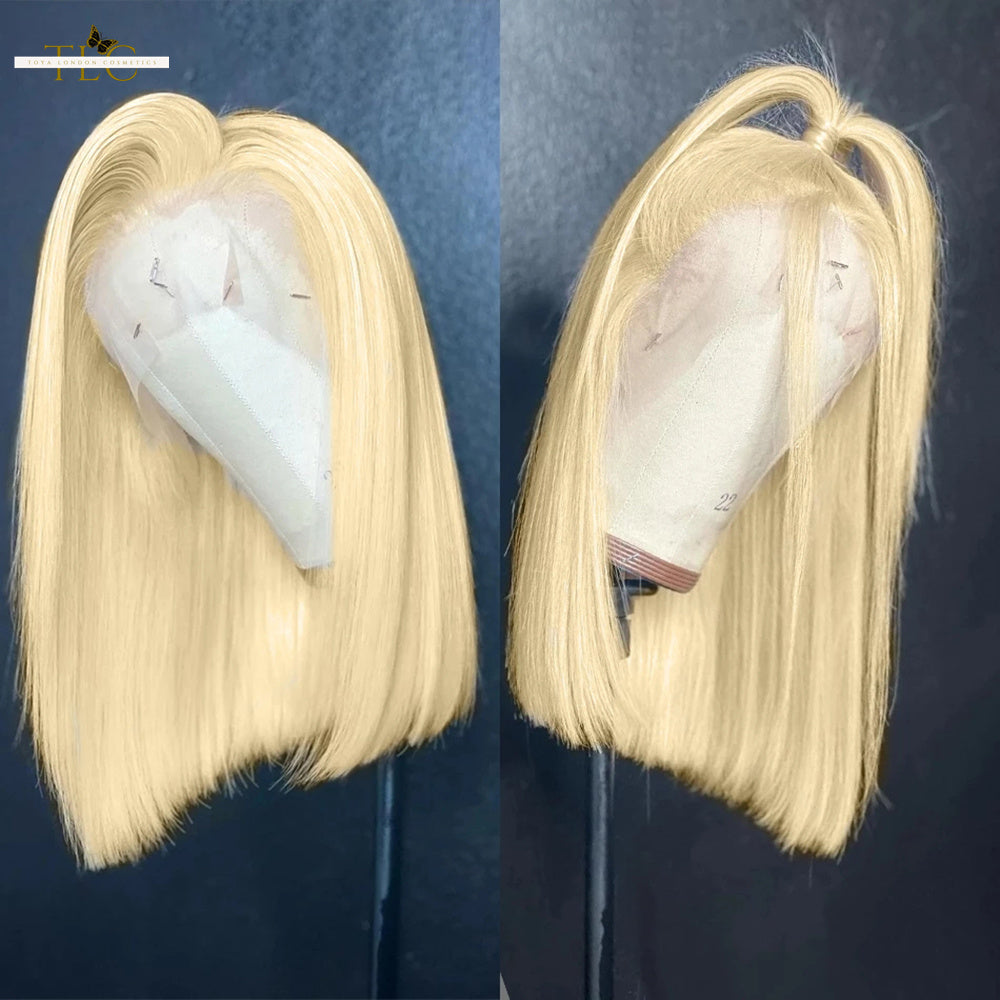 Raw Blonde Bob wig unit